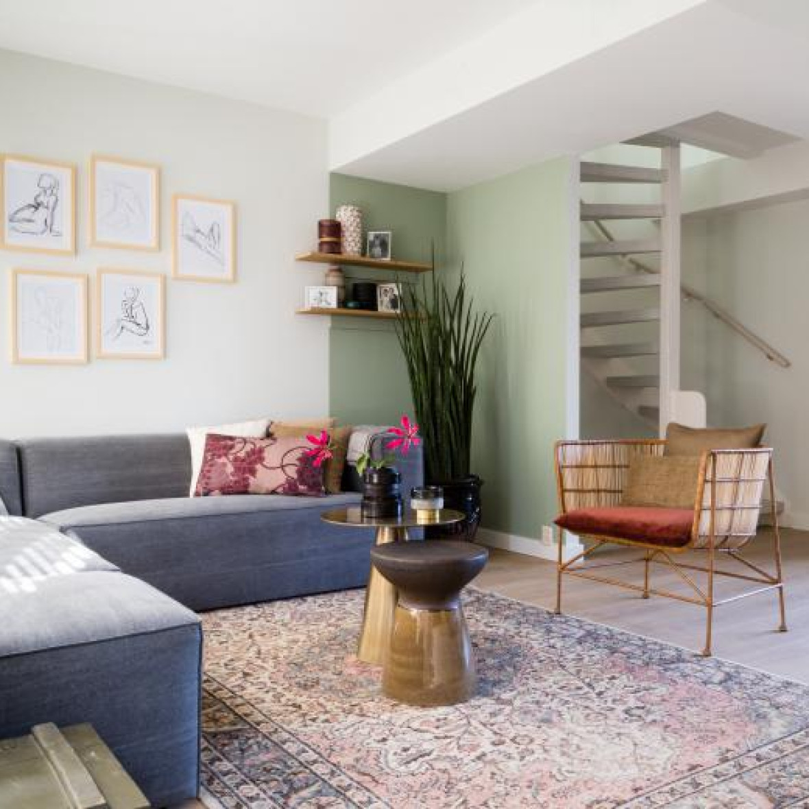 Mediterraans Woonkamer - sfeervolle woonkamer 7