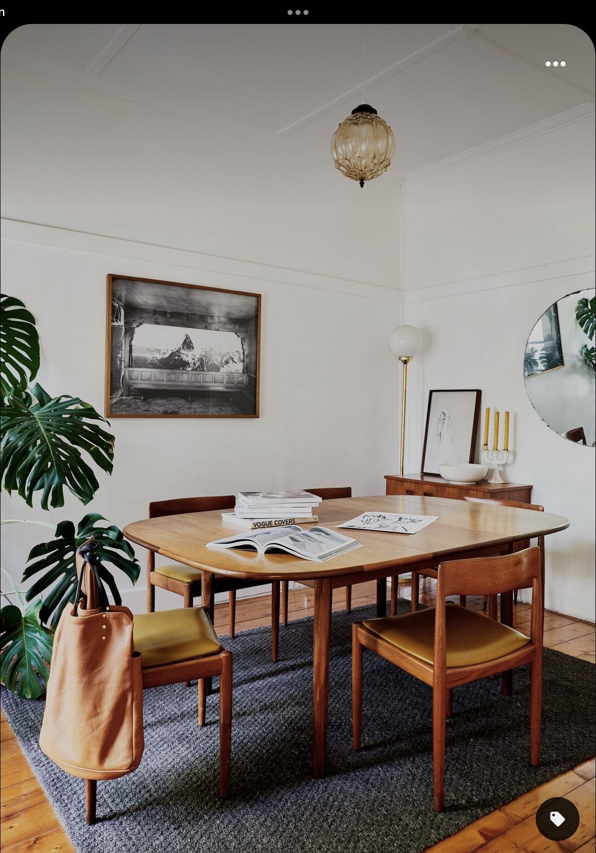 Midcentury Modern Eetkamer - sfeervolle eetkamer 18