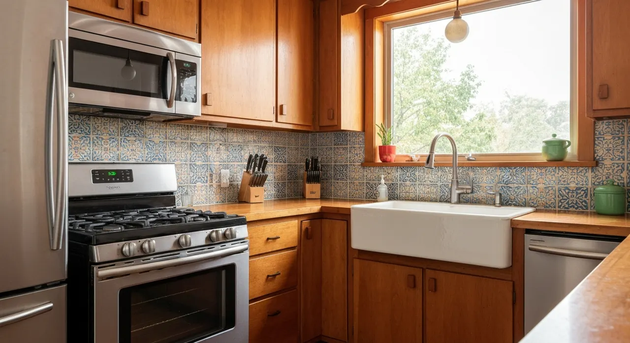 Midcentury Modern Keuken - kleurenpalet en sfeer