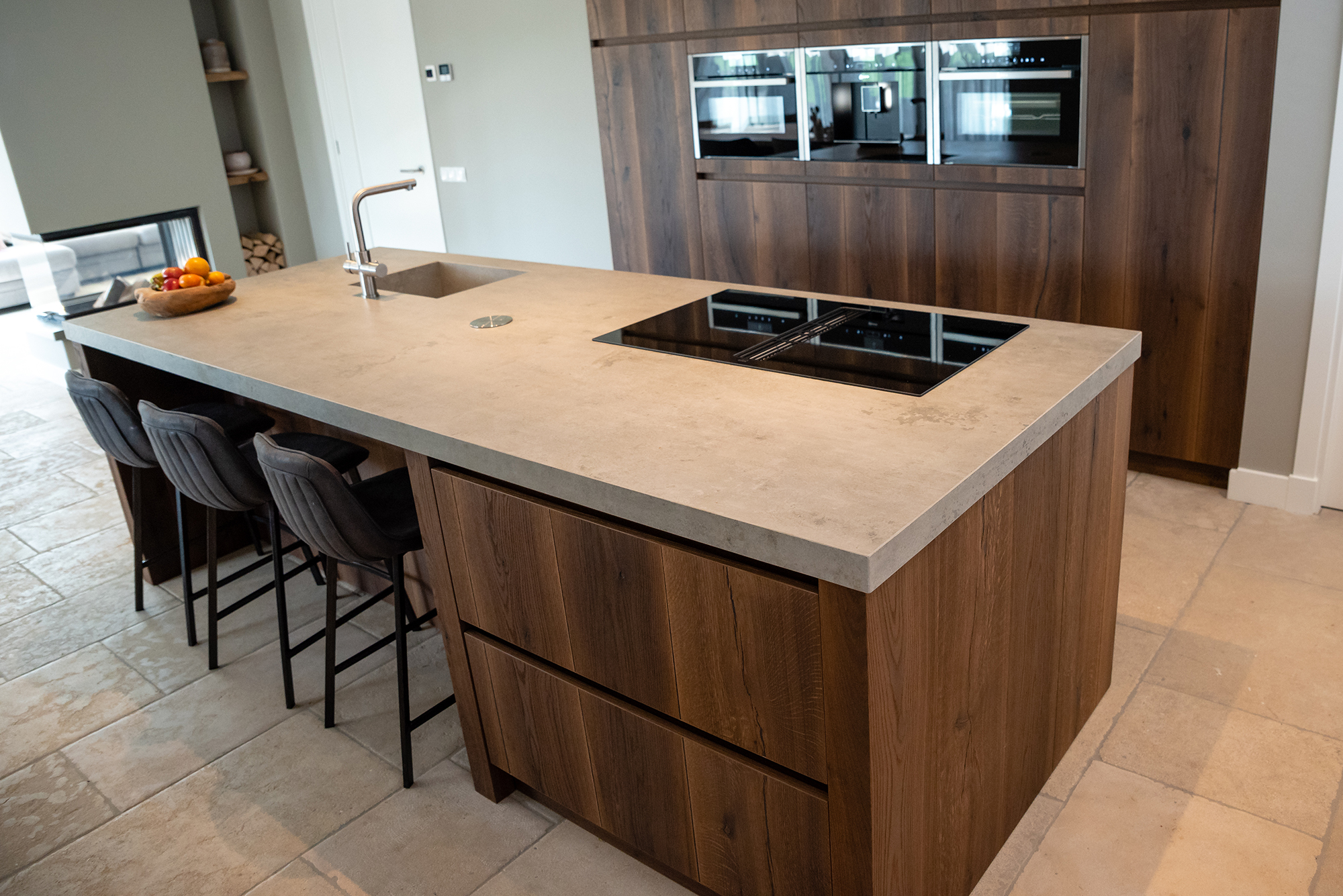 Midcentury Modern Keuken - sfeervolle keuken 17