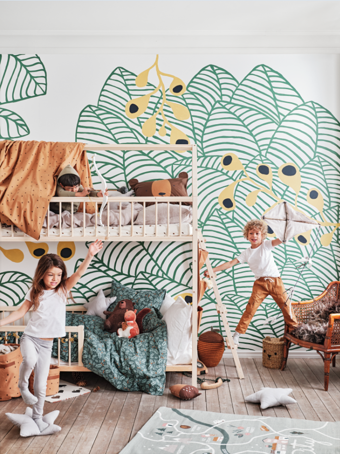 Midcentury Modern Kinderkamer - sfeervolle kinderkamer 9