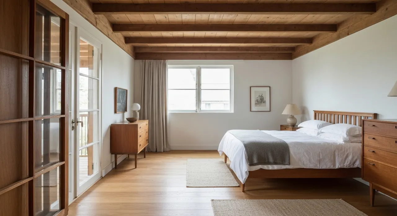 Midcentury Modern slaapkamer