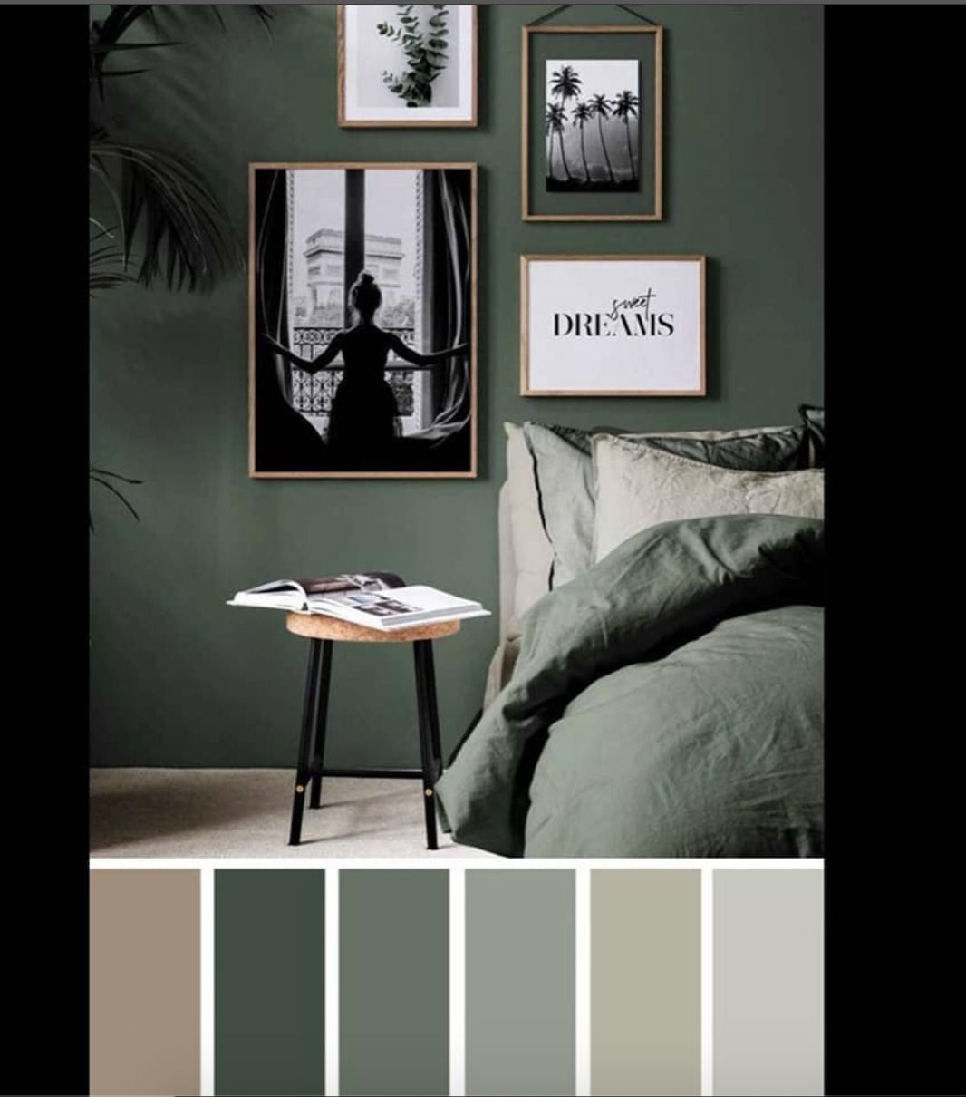 Midcentury Modern Slaapkamer - sfeervolle slaapkamer 14