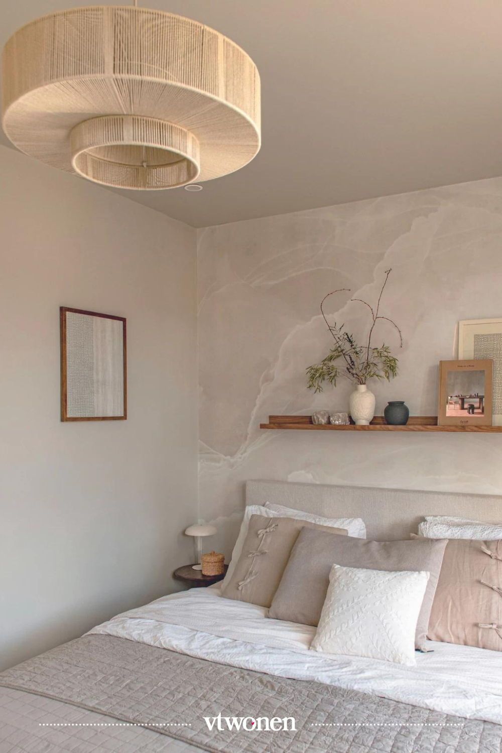 Midcentury Modern Slaapkamer - sfeervolle slaapkamer 19