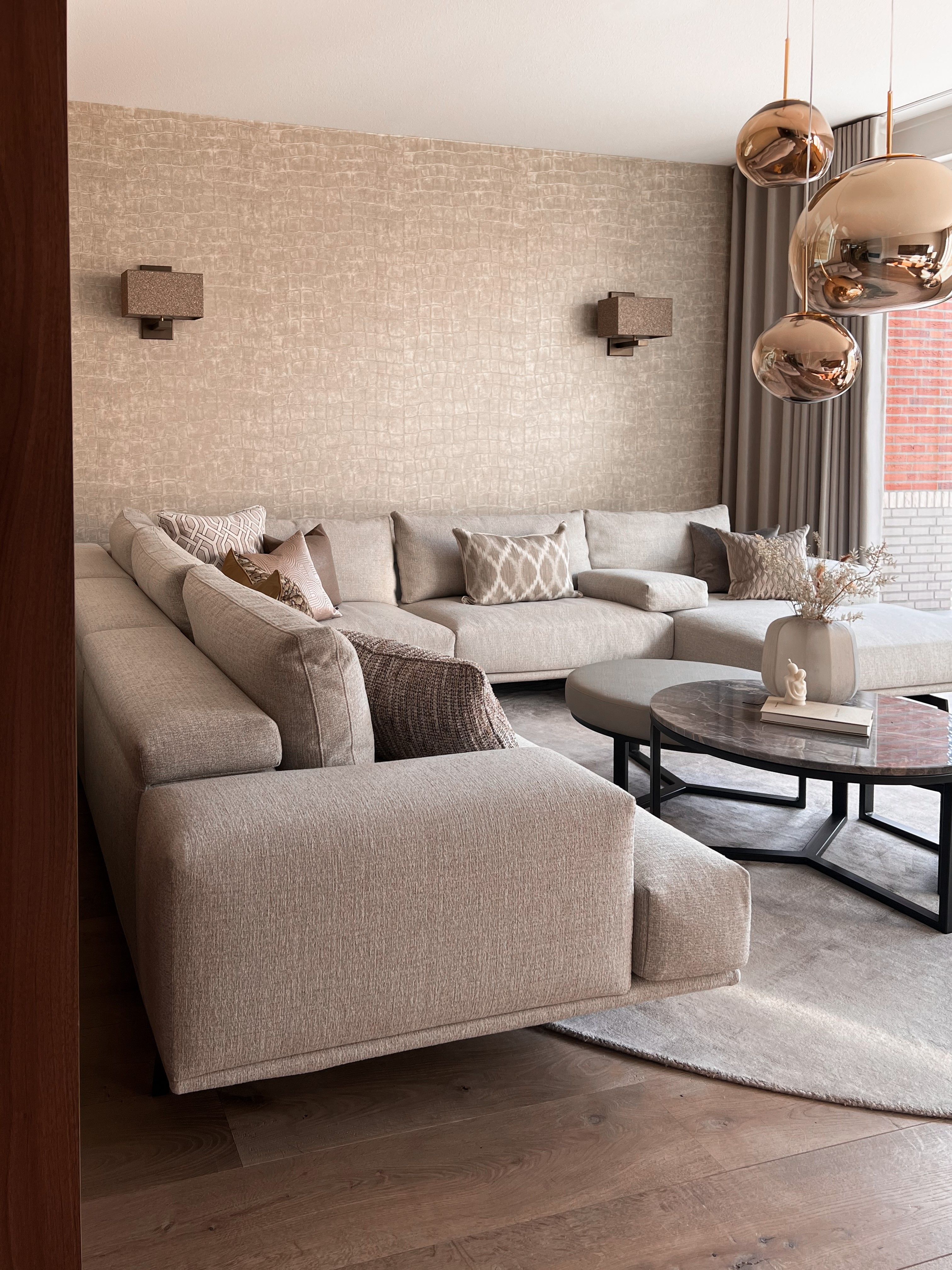 Midcentury Modern Woonkamer - sfeervolle woonkamer 10