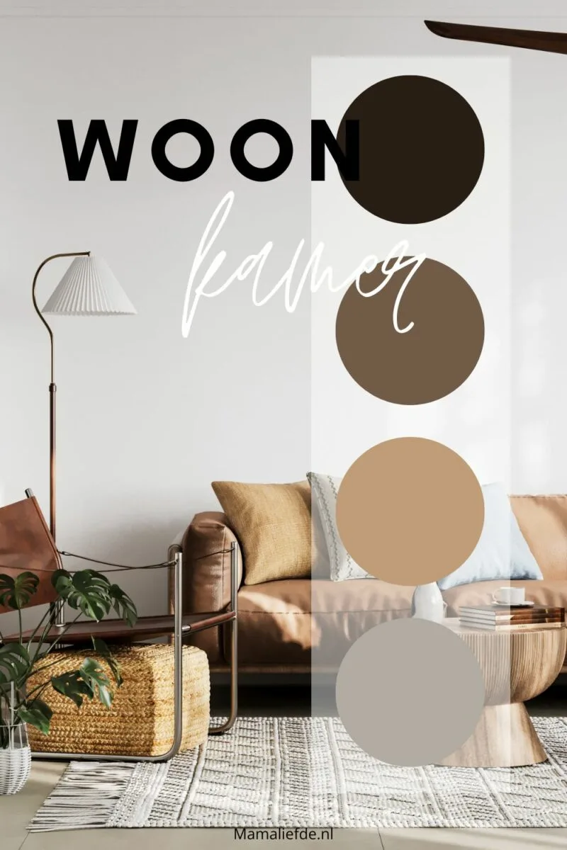 Midcentury Modern Woonkamer - sfeervolle woonkamer 12