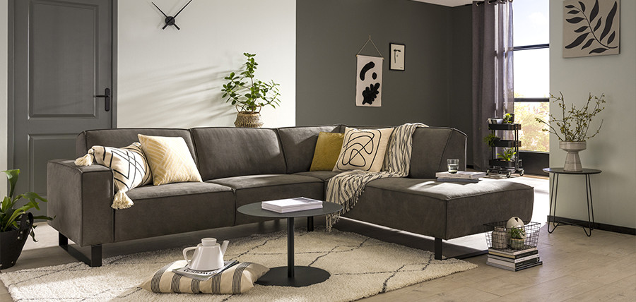 Midcentury Modern Woonkamer - sfeervolle woonkamer 9