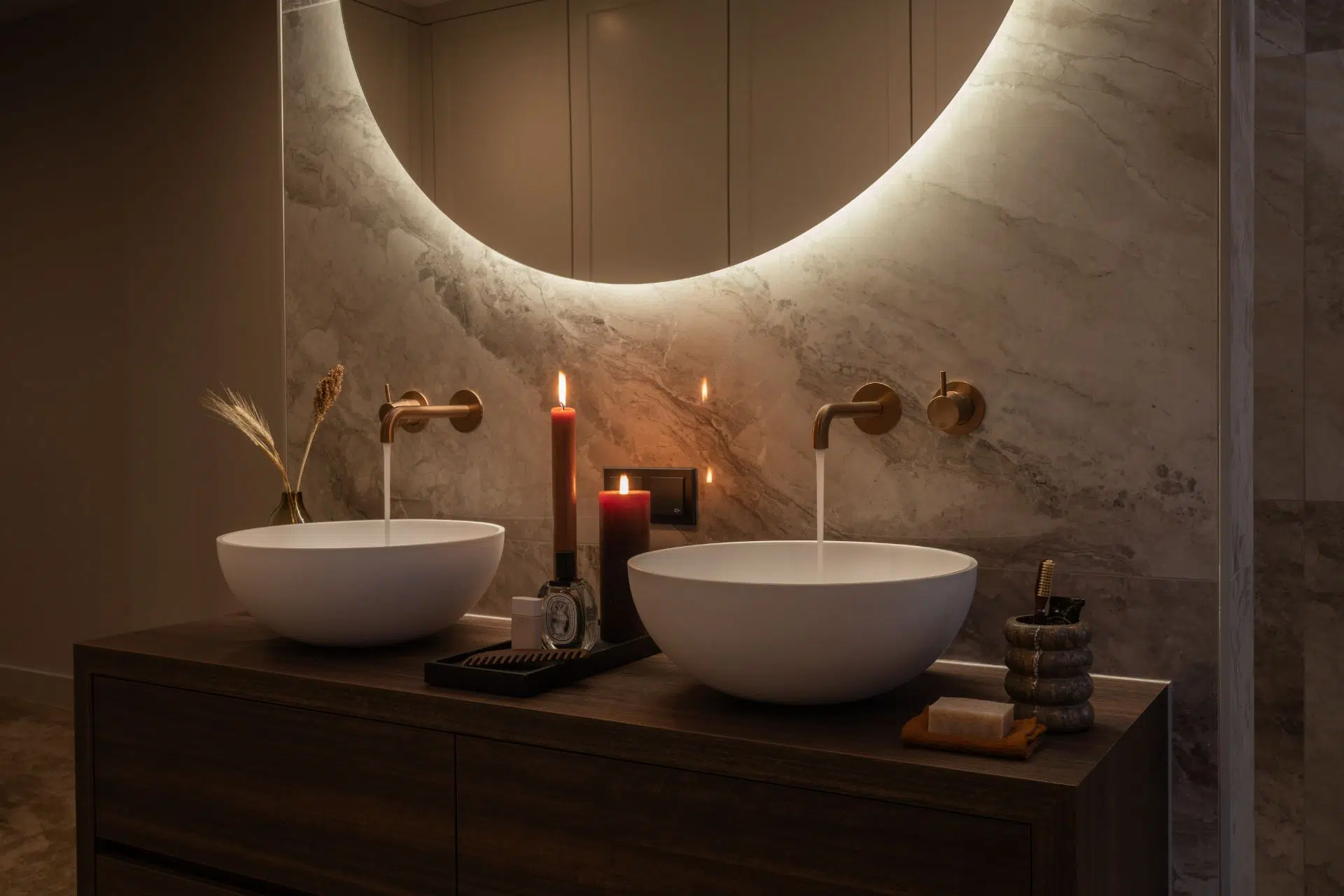 Modern Klassiek Badkamer - sfeervolle badkamer 10