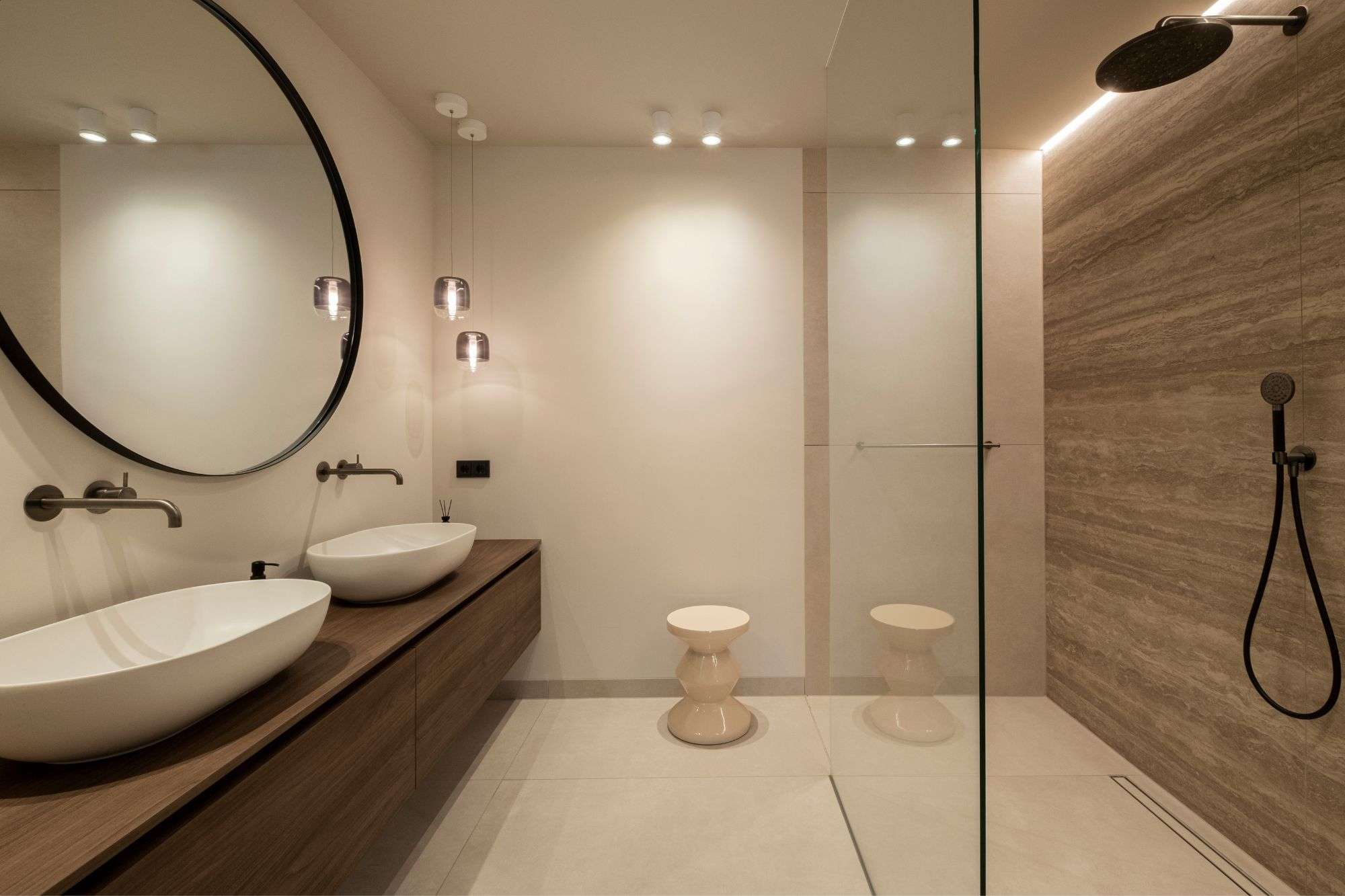 Modern Klassiek Badkamer - sfeervolle badkamer 13