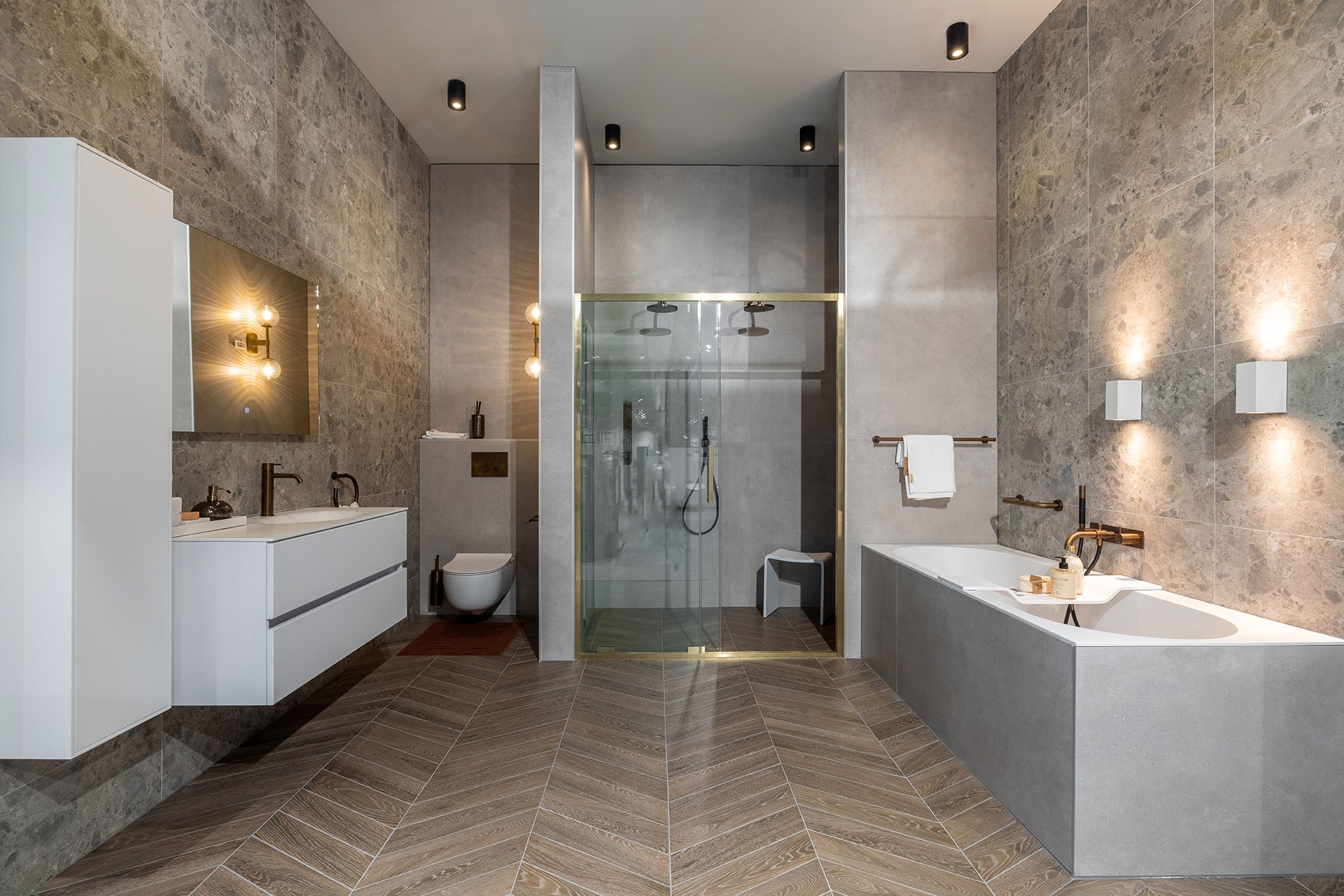 Modern Klassiek Badkamer - sfeervolle badkamer 14