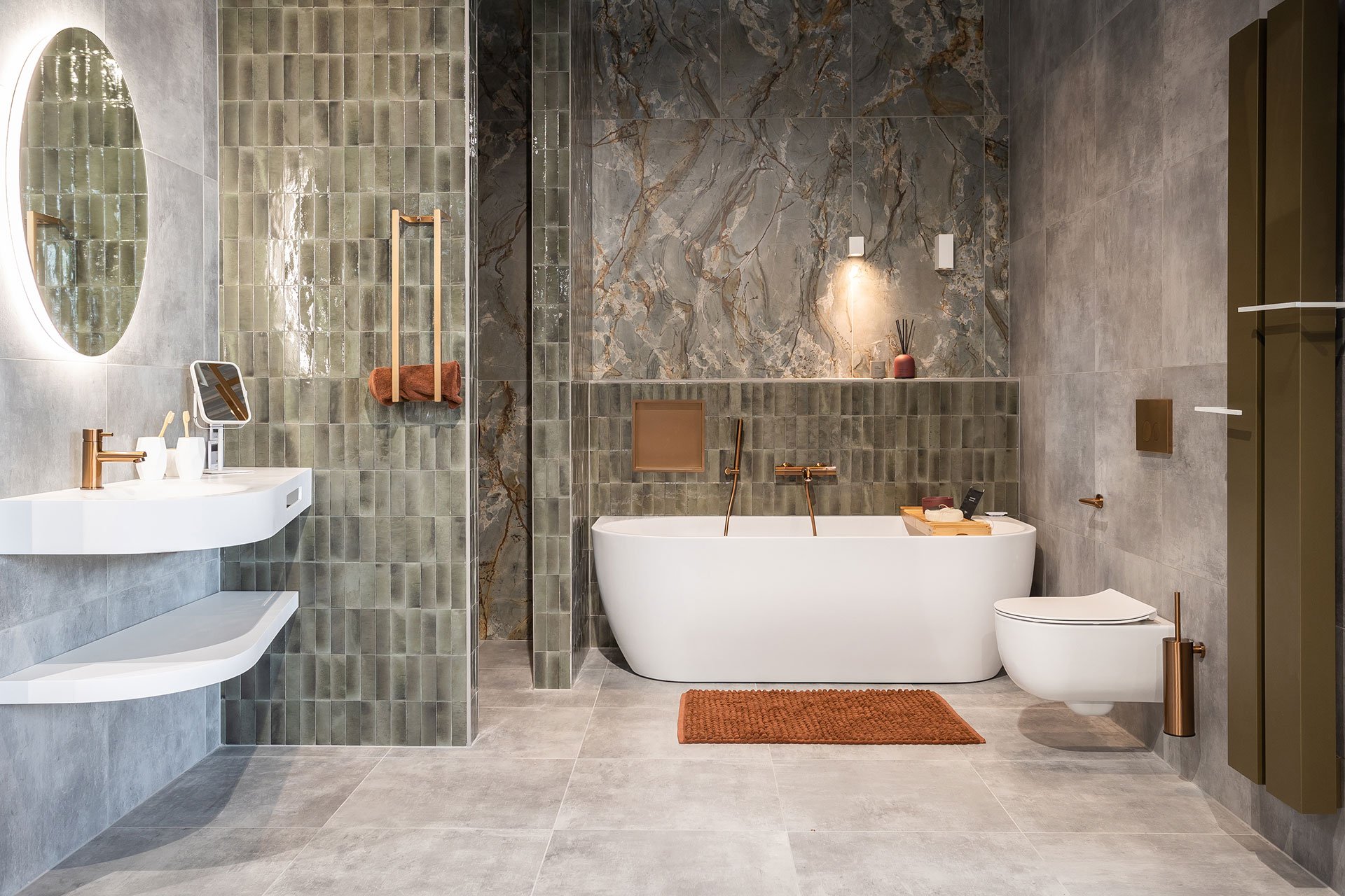 Modern Klassiek Badkamer - sfeervolle badkamer 15