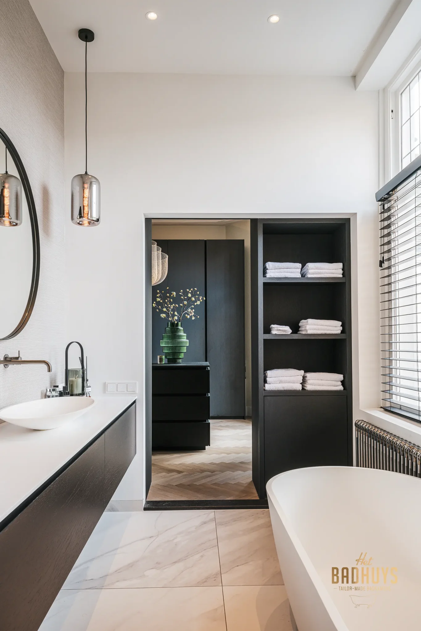 Modern Klassiek Badkamer - sfeervolle badkamer 7