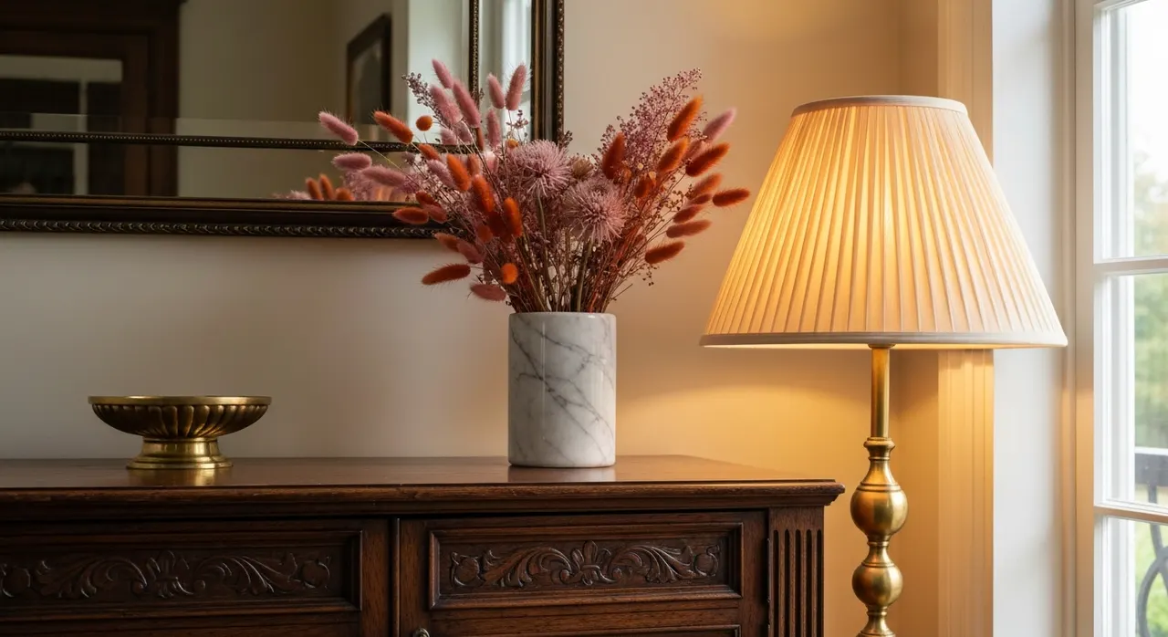 Modern Klassiek Eetkamer - detail van materialen en textuur