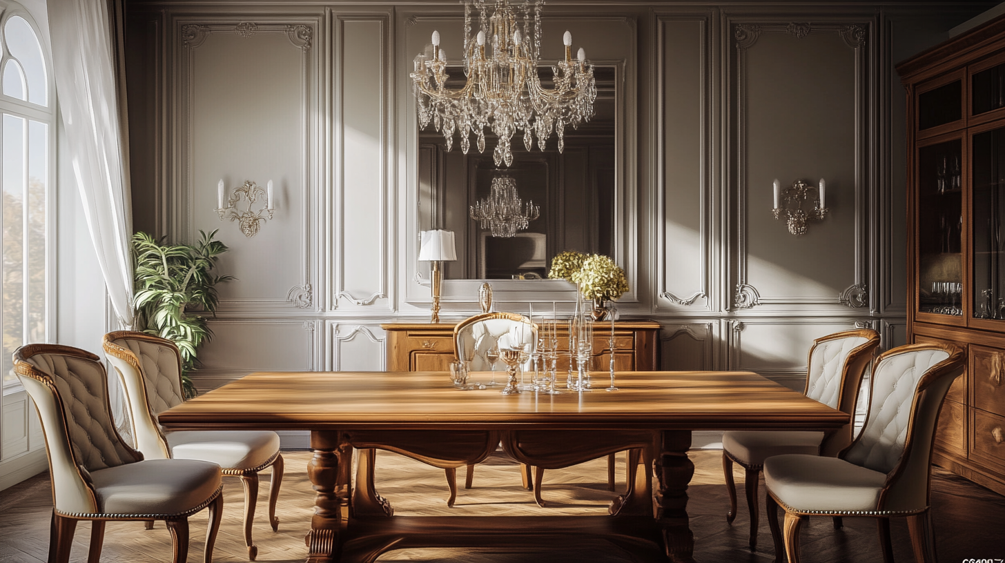 Modern Klassiek Eetkamer - sfeervolle eetkamer 14