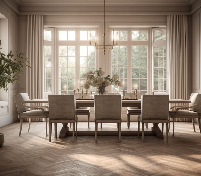 Modern Klassiek Eetkamer - sfeervolle eetkamer 17