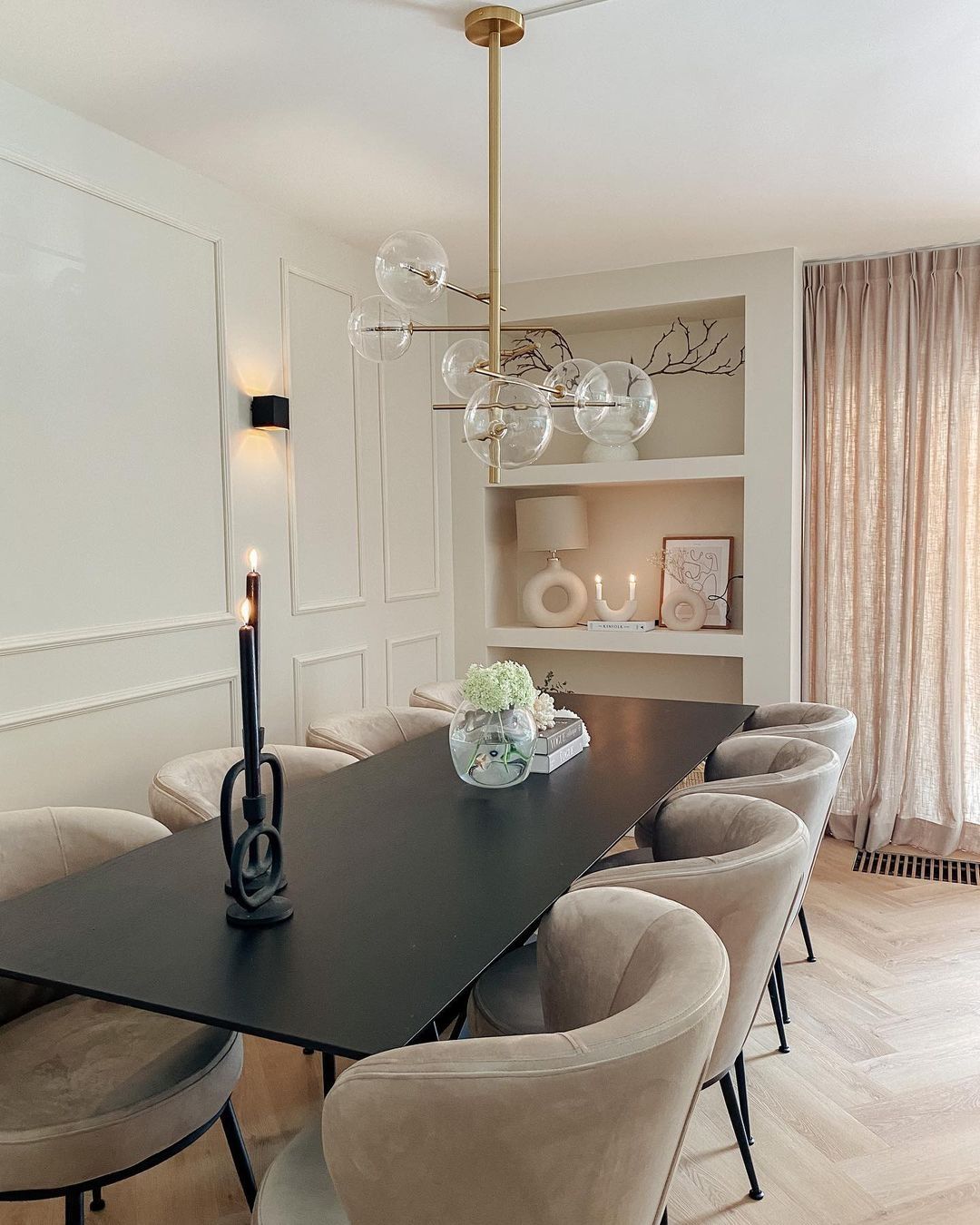 Modern Klassiek Eetkamer - sfeervolle eetkamer 7