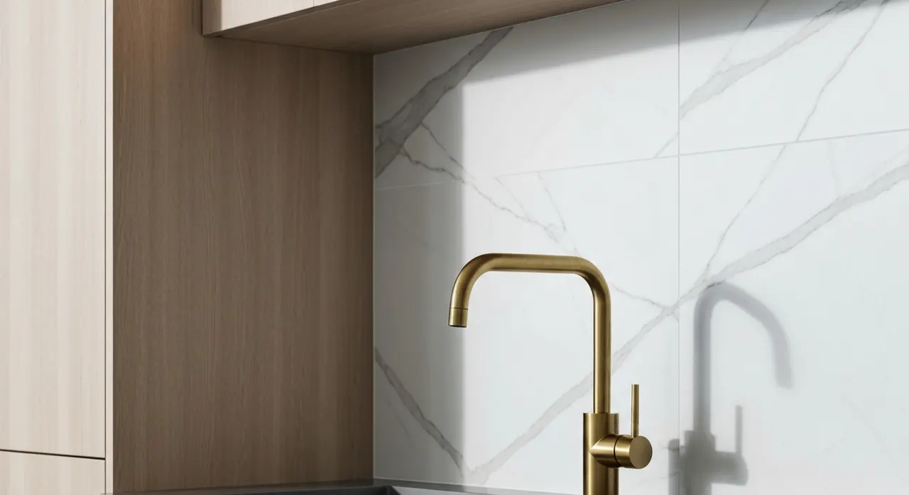 Modern Klassiek Keuken - detail van materialen en textuur