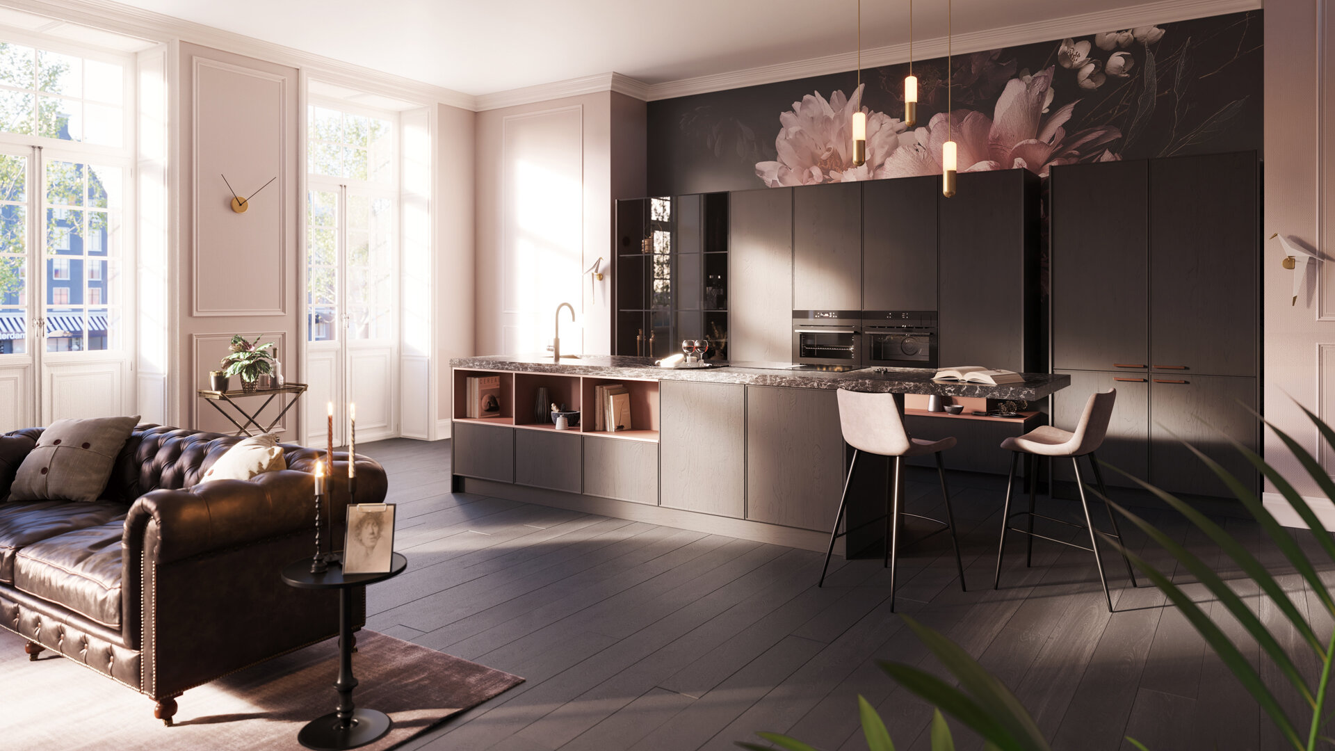 Modern Klassiek Keuken - sfeervolle keuken 7