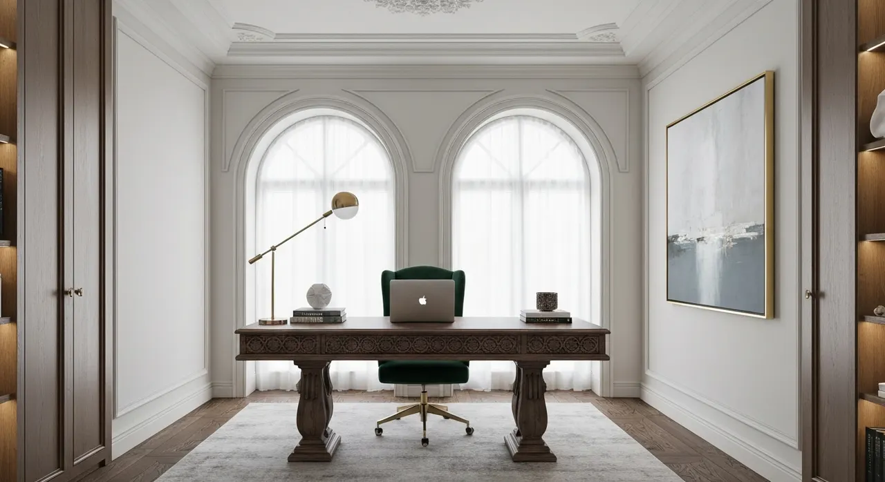 Modern Klassiek werkkamer