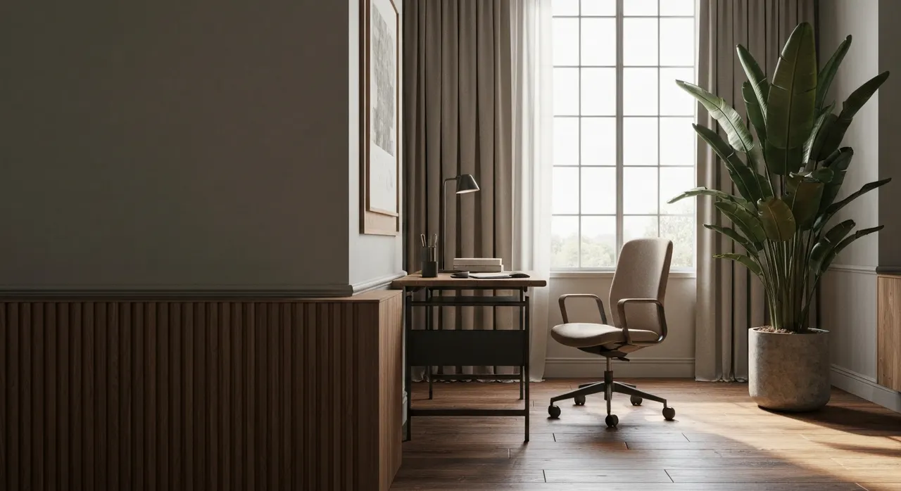 Modern Klassiek Werkkamer - inrichting en decoratie