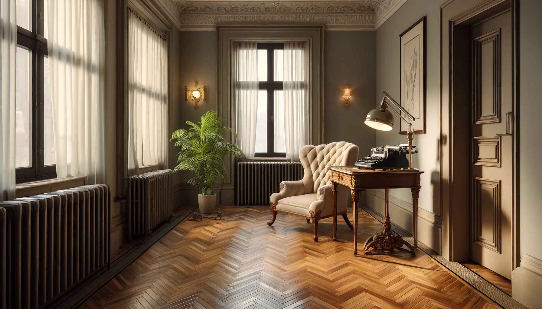 Modern Klassiek Werkkamer - sfeervolle werkkamer 2