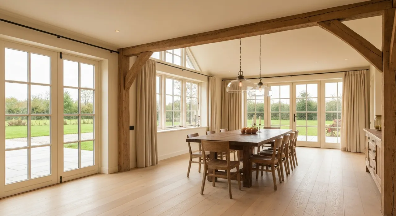 Modern Landelijk eetkamer