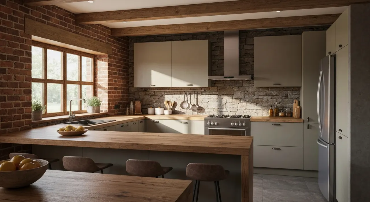 Modern Landelijk Keuken - kleurenpalet en sfeer