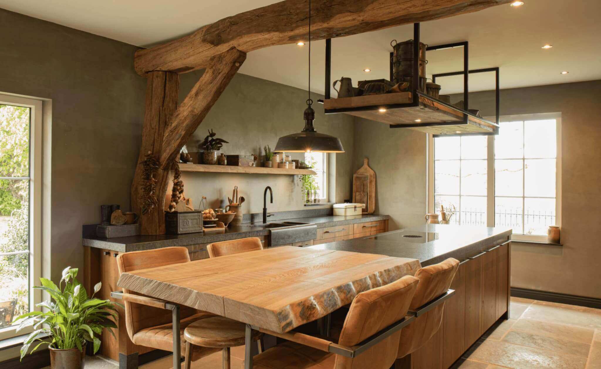 Modern Landelijk Keuken - sfeervolle keuken 8