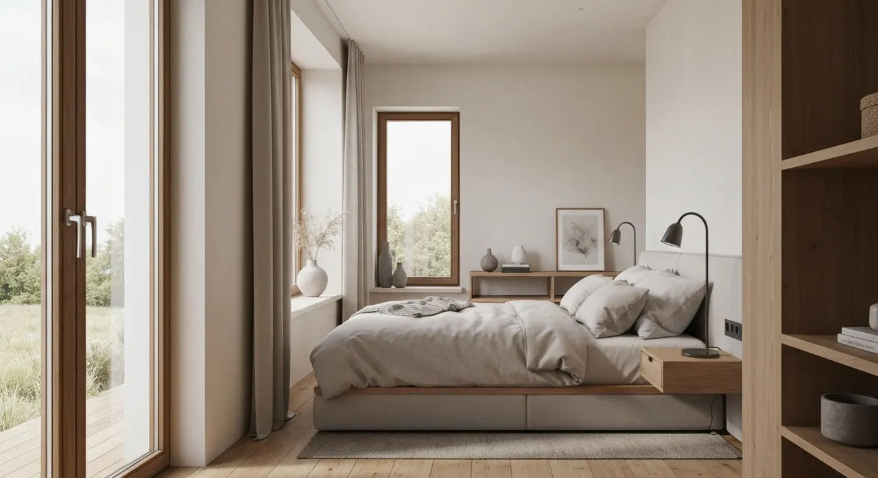 Modern Landelijk Slaapkamer - kleurenpalet en sfeer