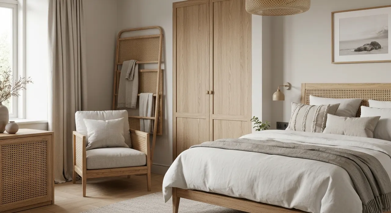 Modern Landelijk Slaapkamer - inrichting en decoratie