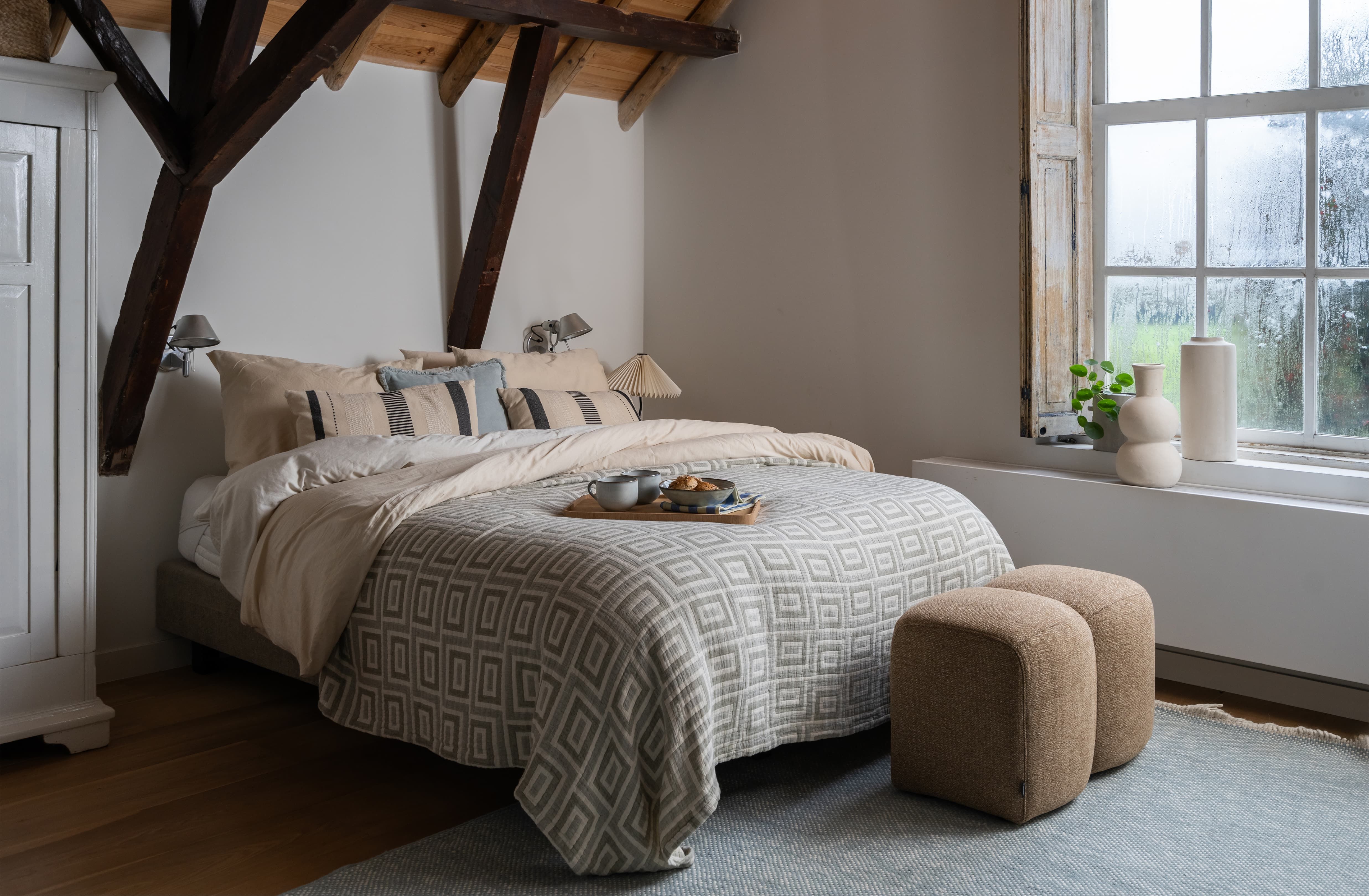 Modern Landelijk Slaapkamer - sfeervolle slaapkamer 9