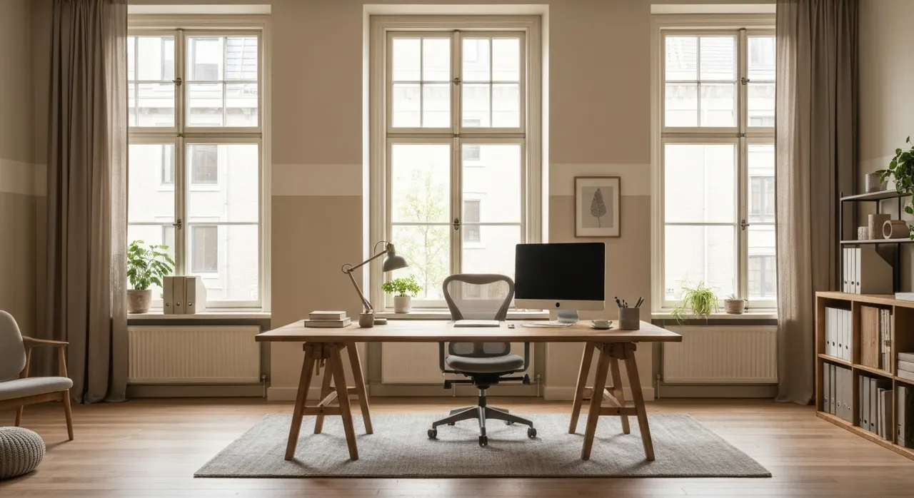 Modern Landelijk werkkamer