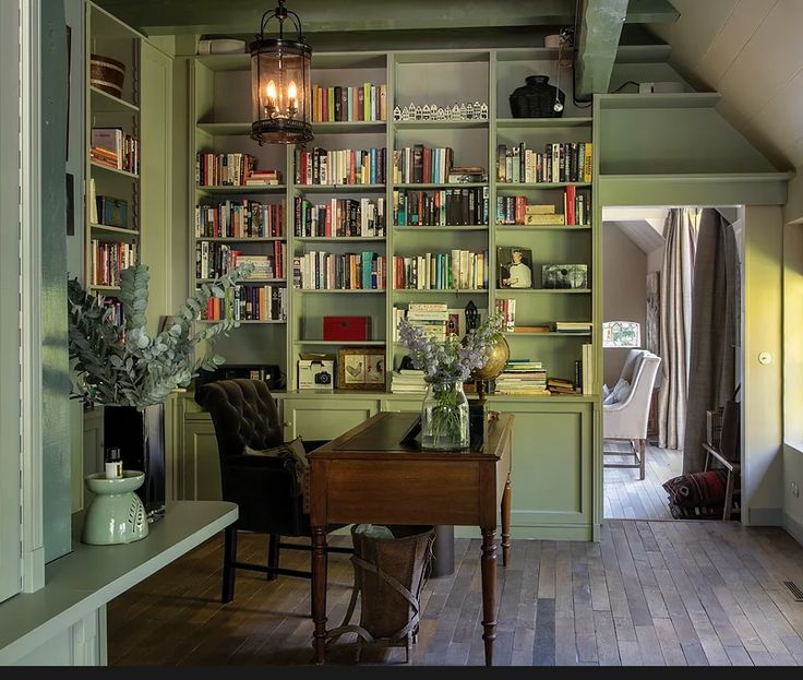 Modern Landelijk Werkkamer - sfeervolle werkkamer 4