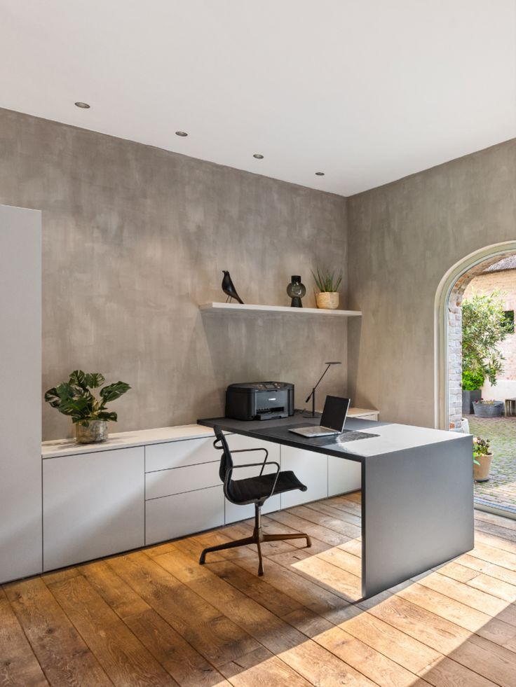 Modern Landelijk Werkkamer - sfeervolle werkkamer 6