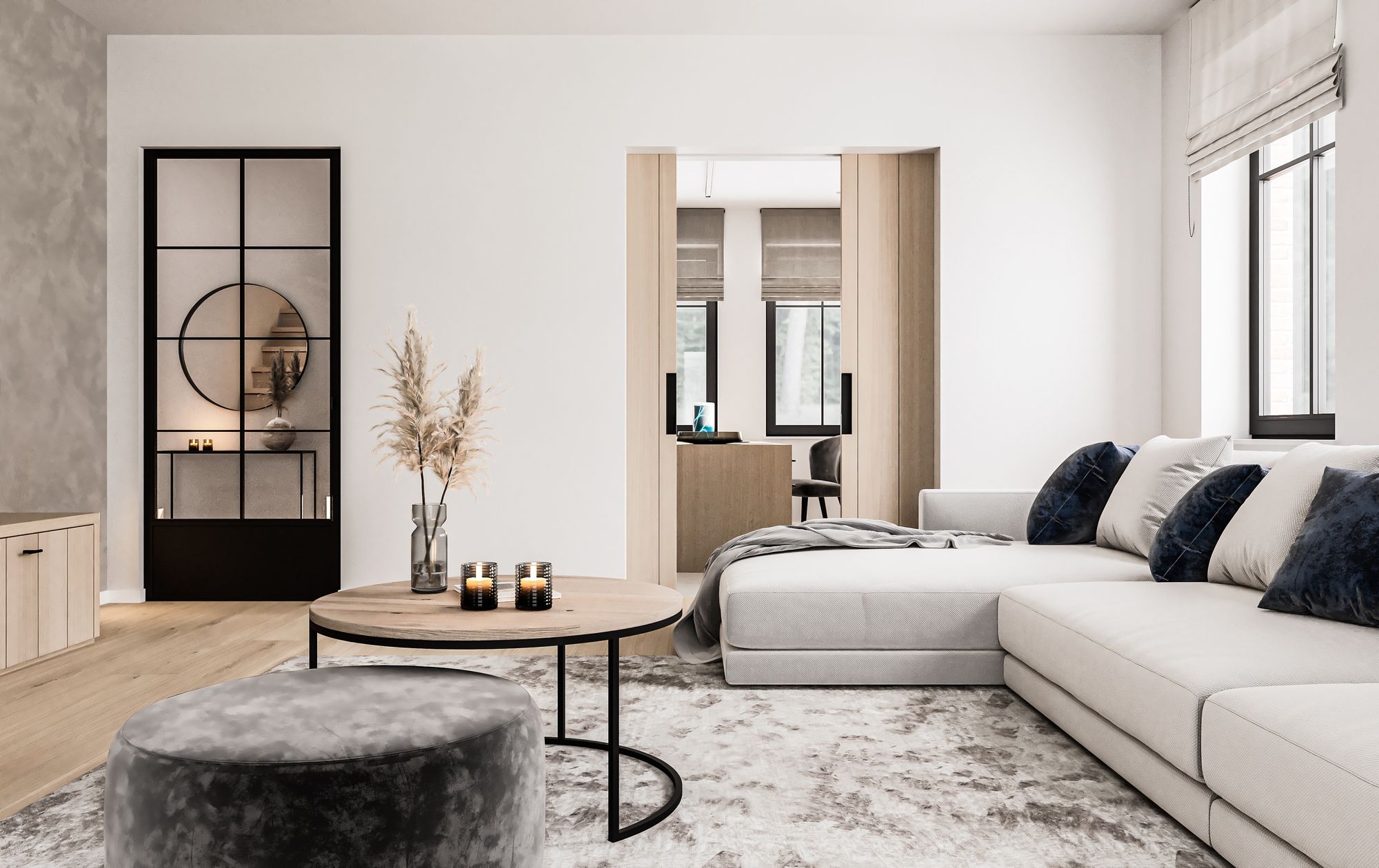 Modern Landelijk Woonkamer - sfeervolle woonkamer 1