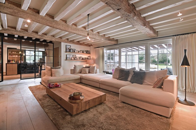 Modern Landelijk Woonkamer - sfeervolle woonkamer 16