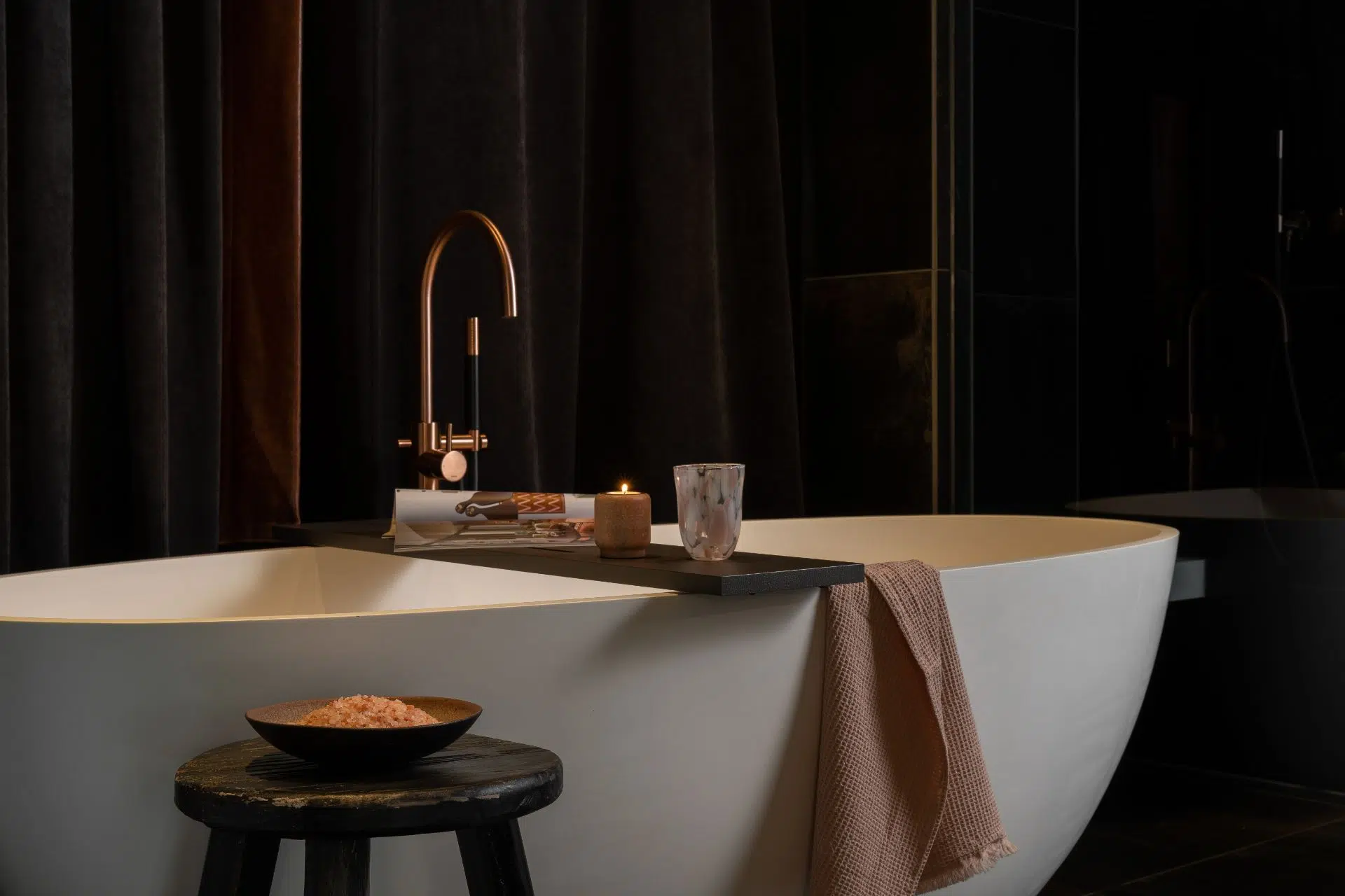 Moody Interieur Badkamer - sfeervolle badkamer 10