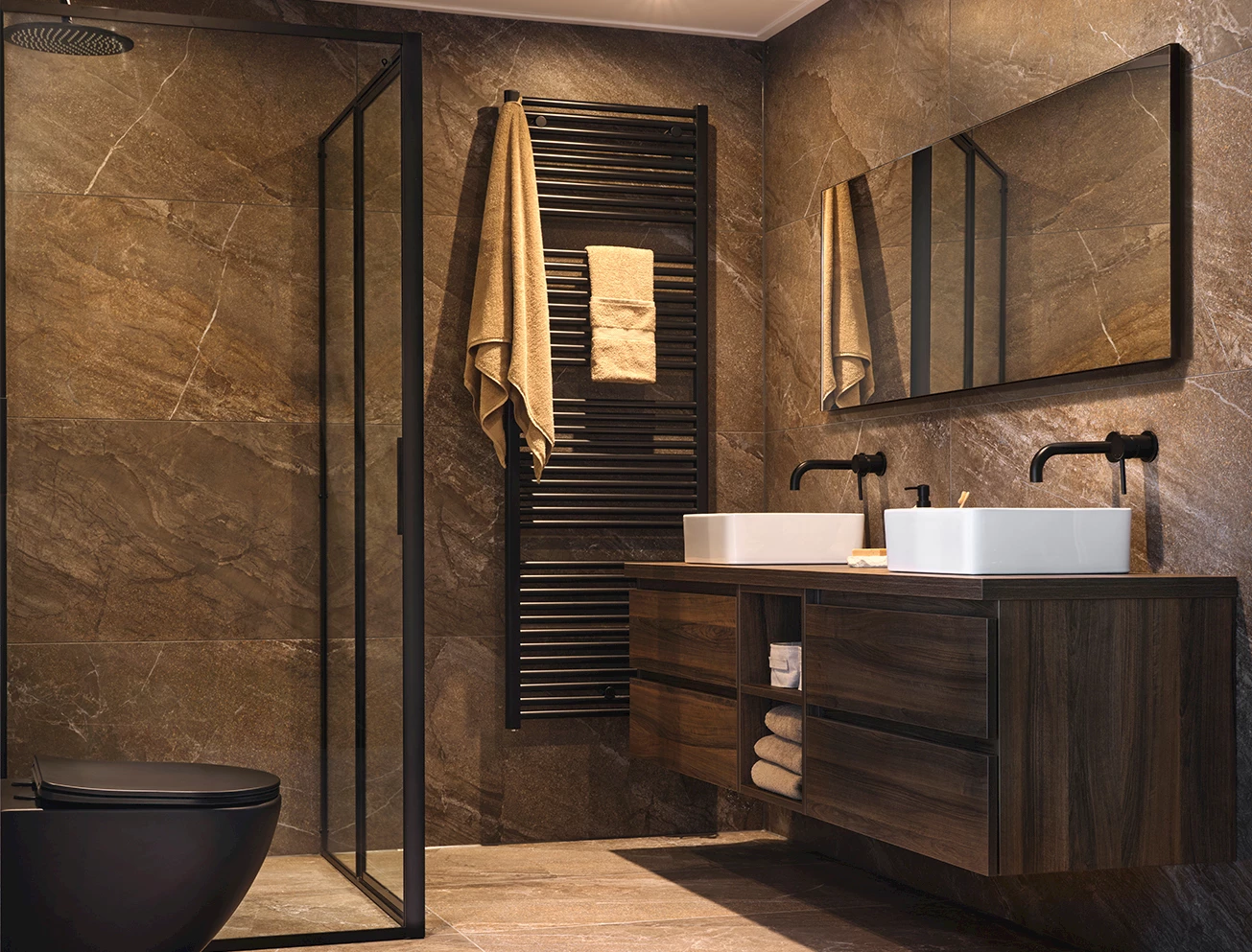 Moody Interieur Badkamer - sfeervolle badkamer 16