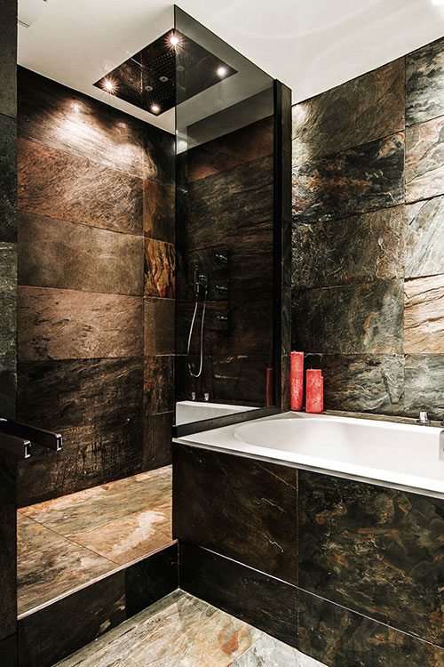 Moody Interieur Badkamer - sfeervolle badkamer 17