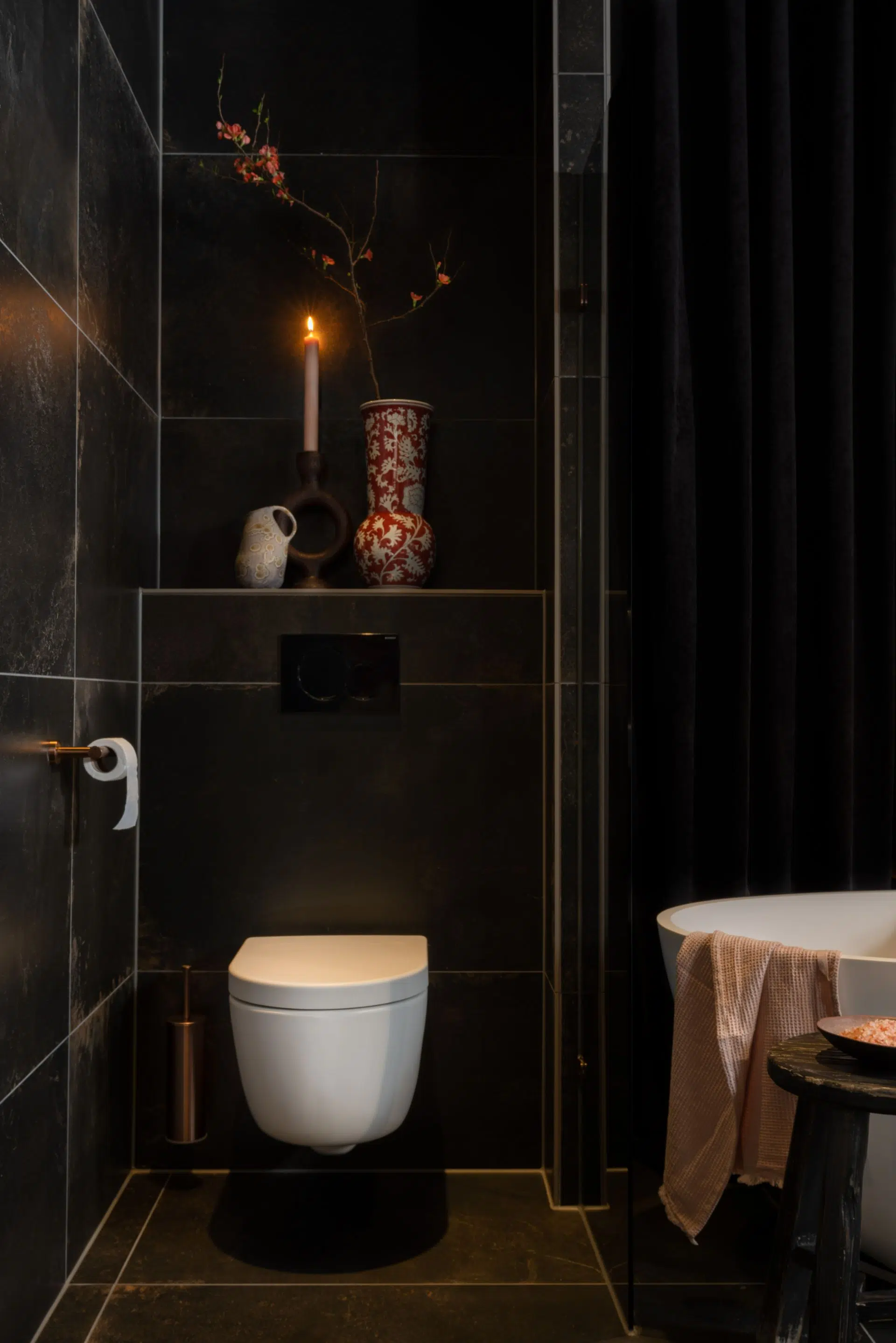 Moody Interieur Badkamer - sfeervolle badkamer 8