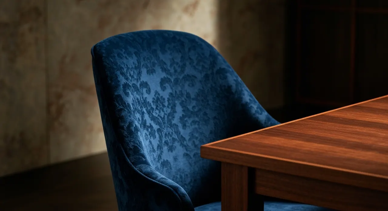 Moody Interieur Eetkamer - detail van materialen en textuur