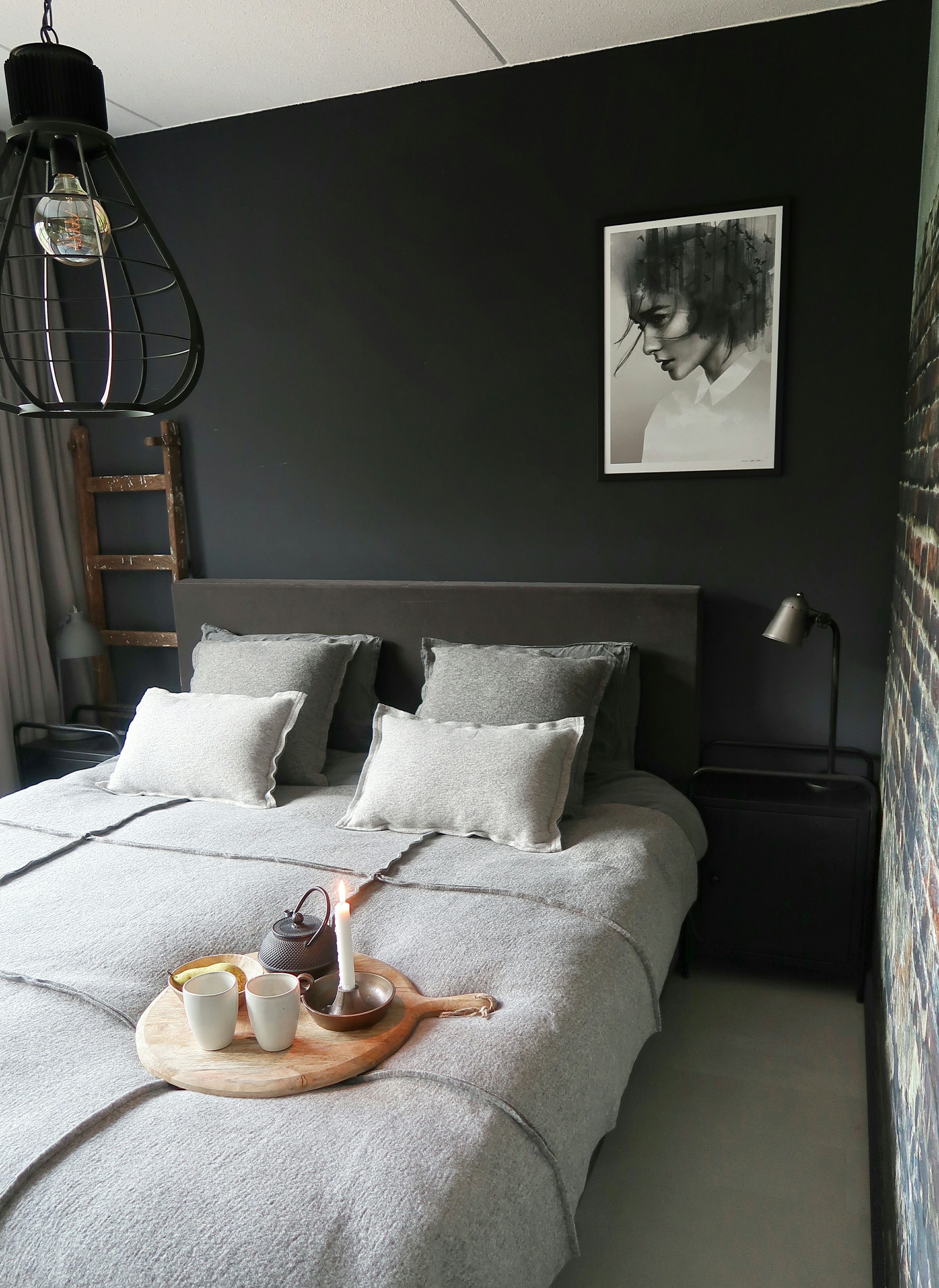 Moody Interieur Slaapkamer - sfeervolle slaapkamer 8