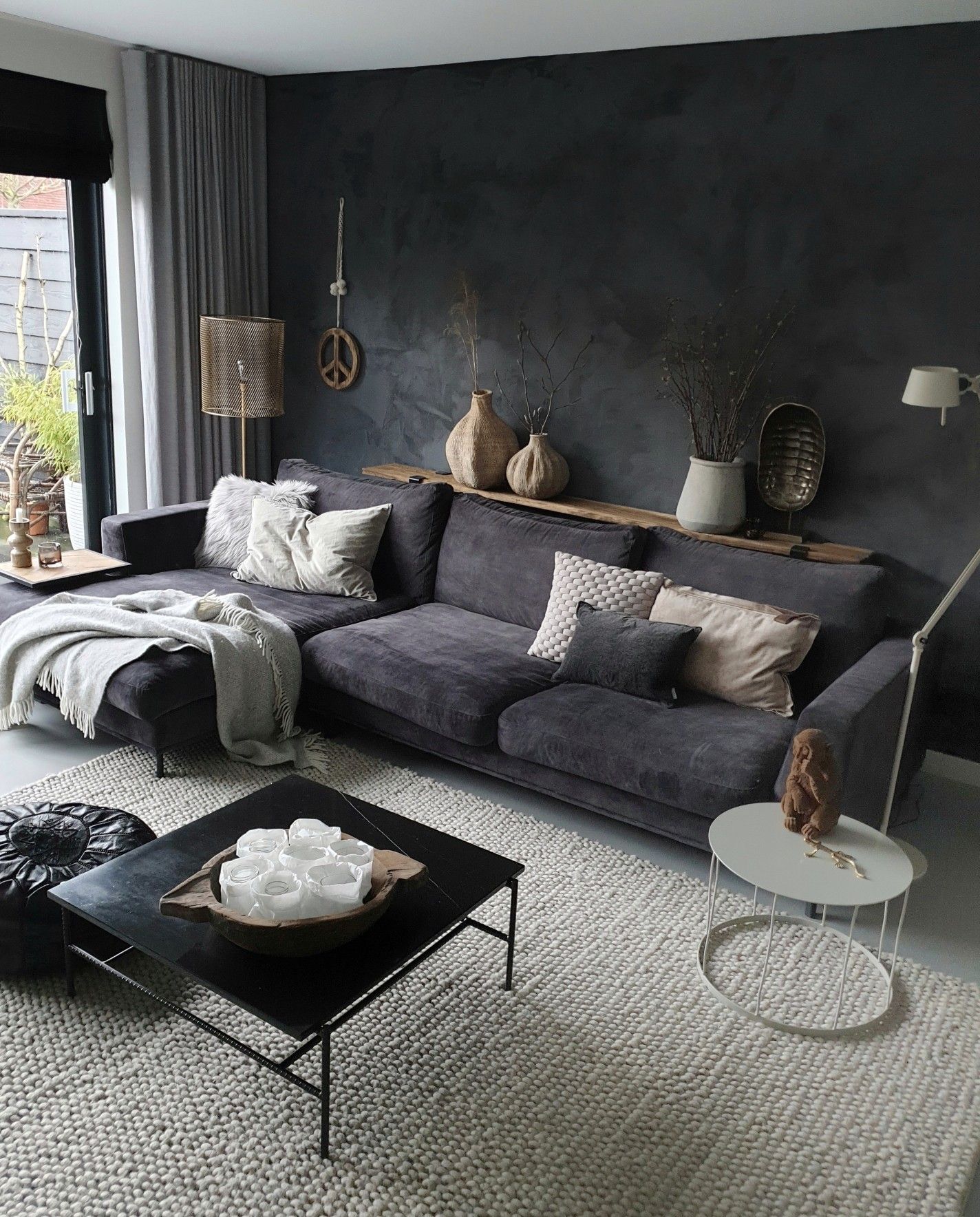 Moody Interieur Woonkamer - sfeervolle woonkamer 3