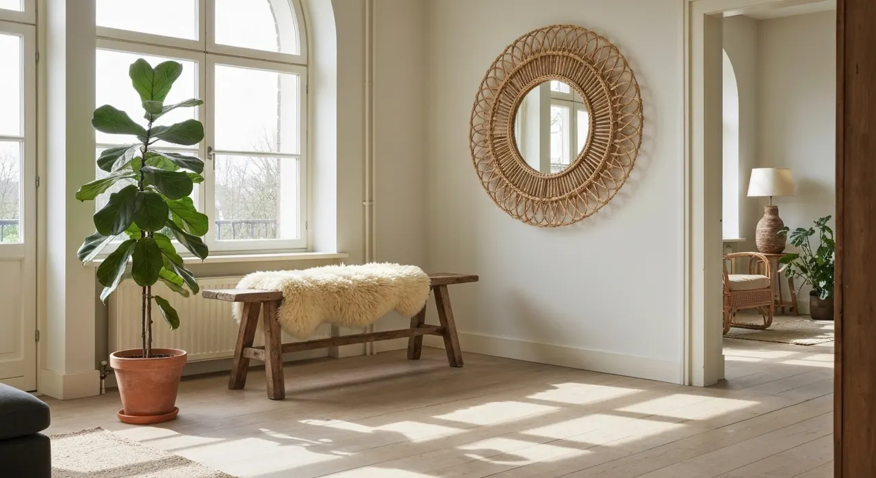 Natural Living Hal - kleurenpalet en sfeer