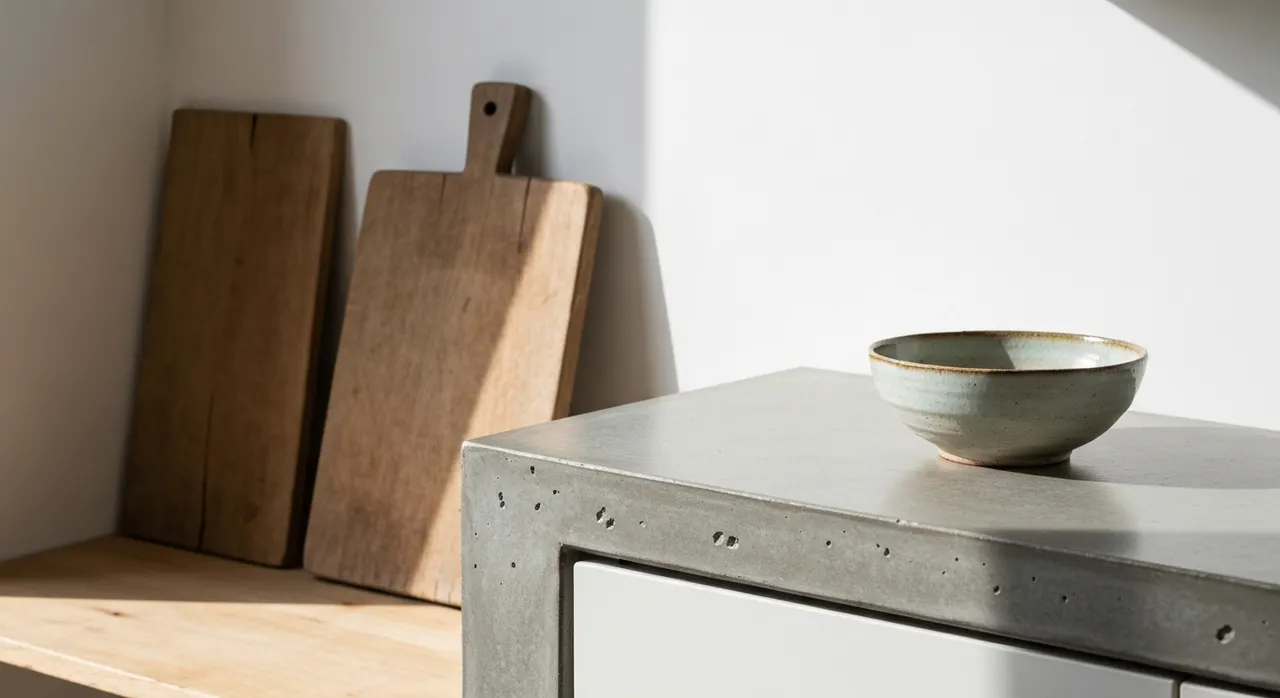 New Raw Keuken - detail van materialen en textuur