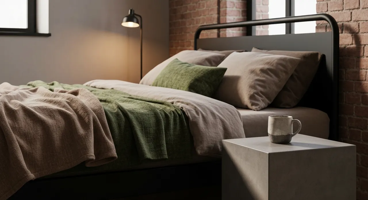 New Raw Slaapkamer - kleurenpalet en sfeer