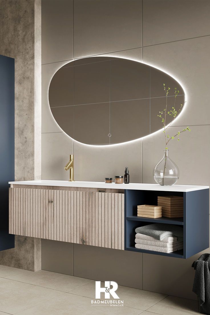 Organic Modern Badkamer - sfeervolle badkamer 4