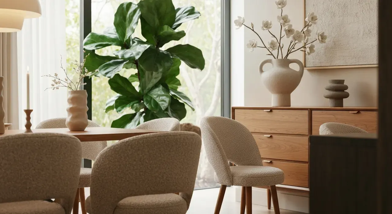 Organic Modern Eetkamer - kleurenpalet en sfeer