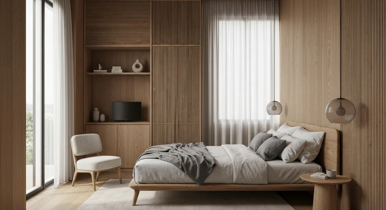 Organic Modern Slaapkamer - kleurenpalet en sfeer