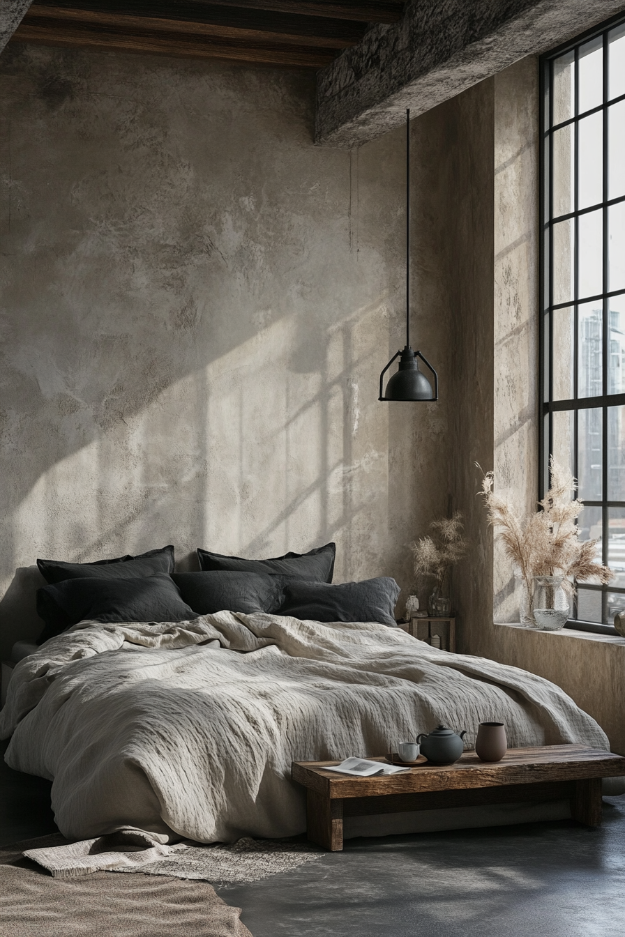 Organic Modern Slaapkamer - sfeervolle slaapkamer 9